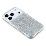 EIDERWOOD iPhone 17 Pro Glitter Skal - Silver