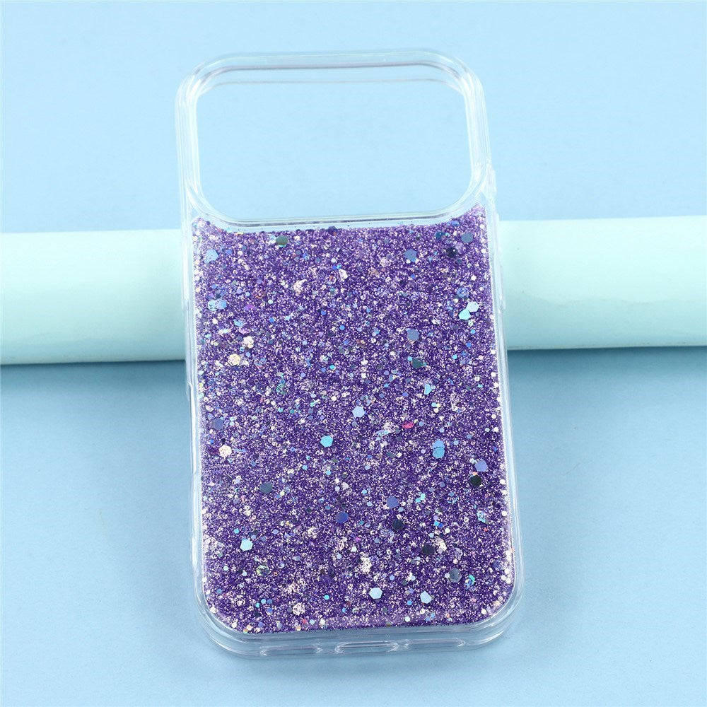 EIDERWOOD iPhone 17 Pro Max Glitter Skal - Lila