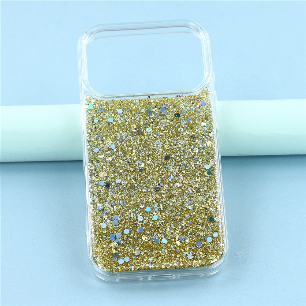 EIDERWOOD iPhone 17 Pro Max Glitter Skal - Guld