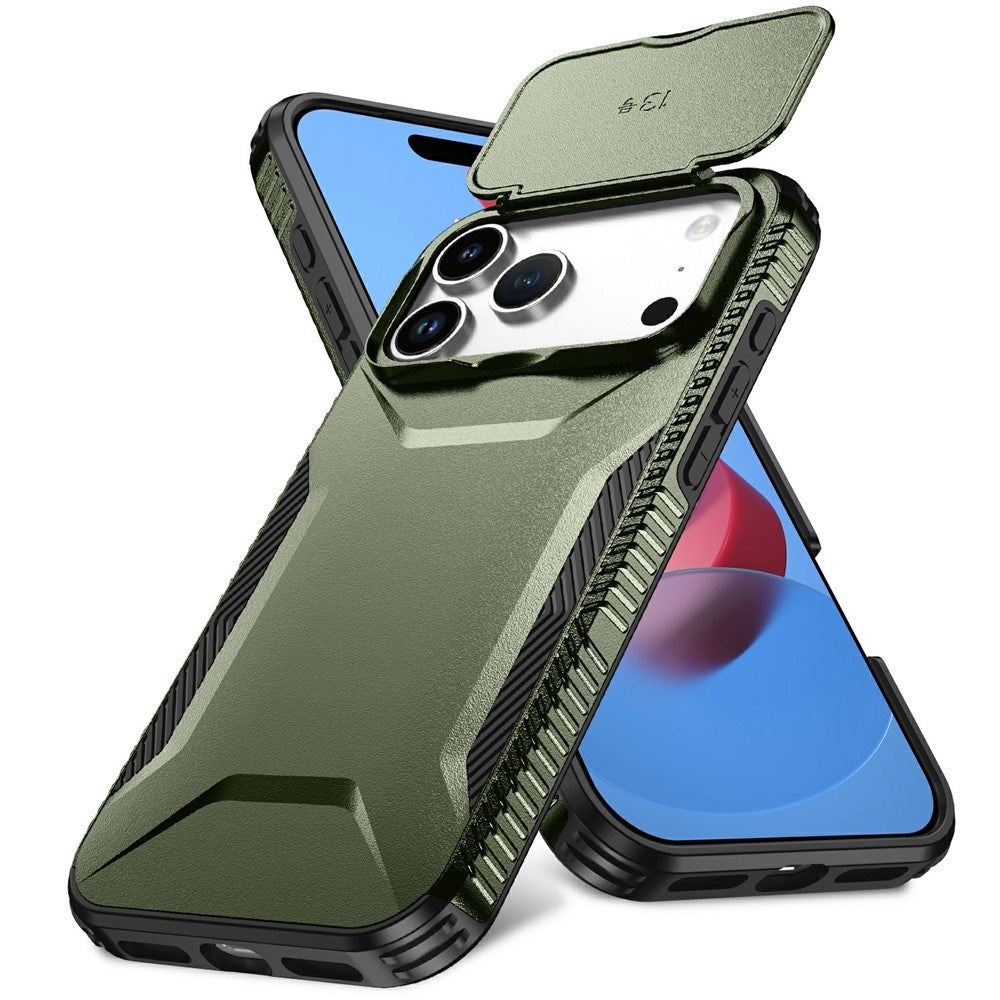 iPhone 18 Pro Max / 17 Pro Max EIDERWOOD Hybrid Plast Skal m. Cam Slider - Grön
