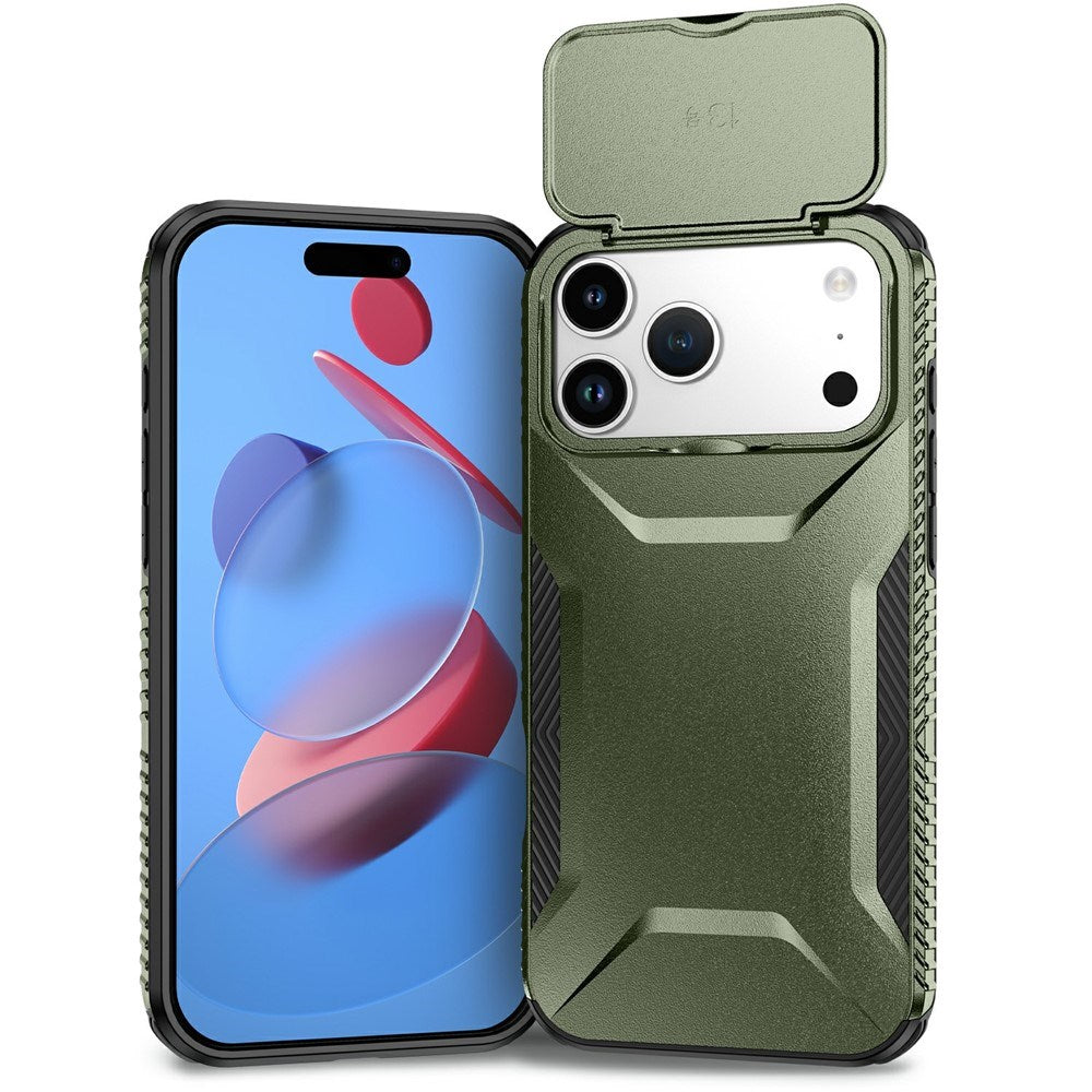iPhone 18 Pro Max / 17 Pro Max EIDERWOOD Hybrid Plast Skal m. Cam Slider - Grön
