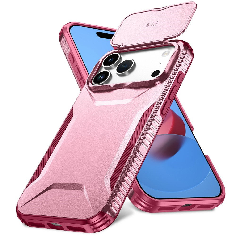 iPhone 18 Pro Max / 17 Pro Max EIDERWOOD Hybrid Plast Skal m. Cam Slider - Rosa
