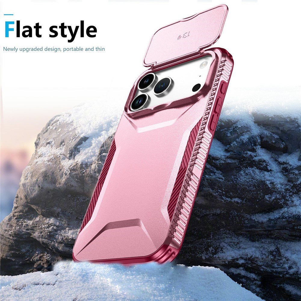 iPhone 18 Pro Max / 17 Pro Max EIDERWOOD Hybrid Plast Skal m. Cam Slider - Rosa
