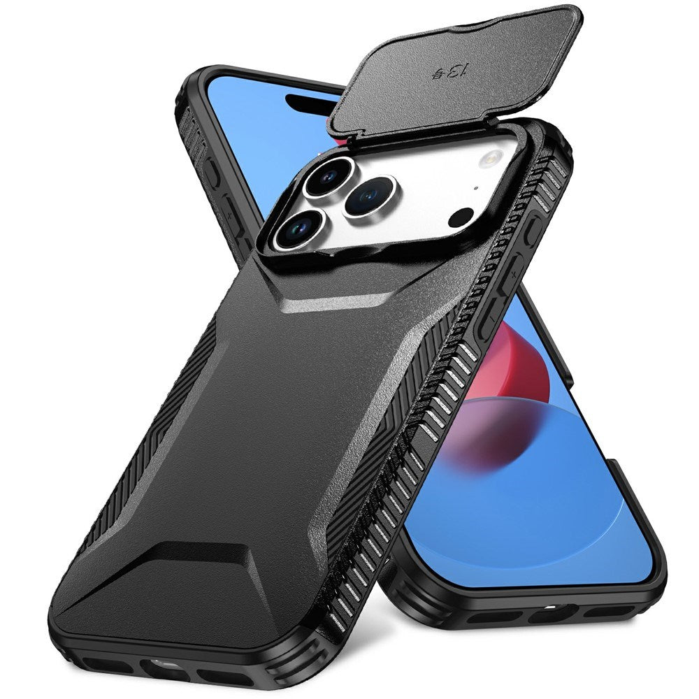 iPhone 18 Pro Max / 17 Pro Max EIDERWOOD Hybrid Plast Skal m. Cam Slider - Svart