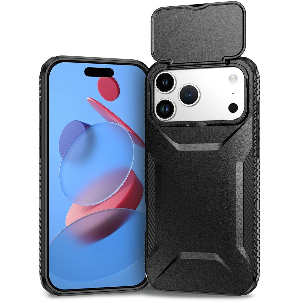 iPhone 18 Pro Max / 17 Pro Max EIDERWOOD Hybrid Plast Skal m. Cam Slider - Svart