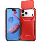 iPhone 18 Pro Max / 17 Pro Max EIDERWOOD Hybrid Plast Skal m. Cam Slider - Röd