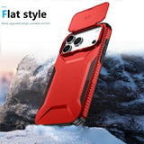 iPhone 18 Pro Max / 17 Pro Max EIDERWOOD Hybrid Plast Skal m. Cam Slider - Röd