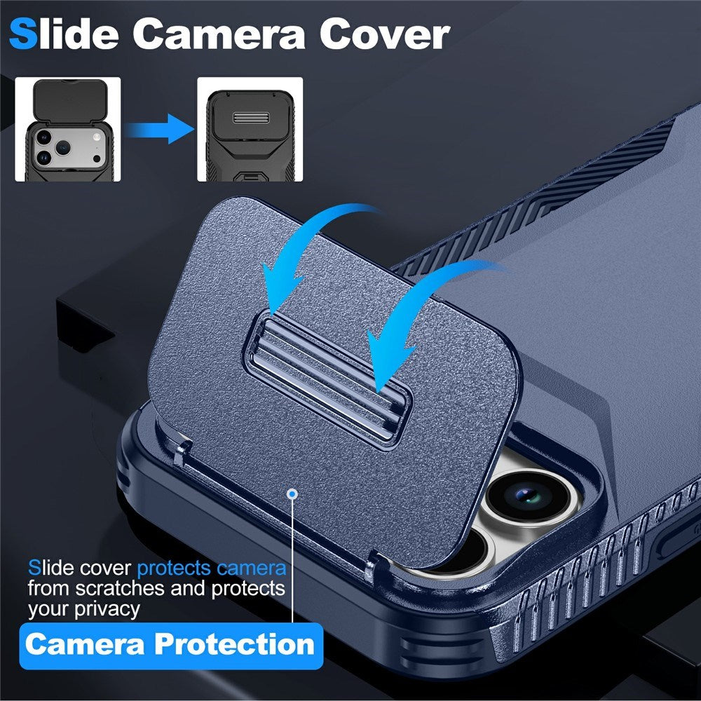 iPhone 18 Pro Max / 17 Pro Max EIDERWOOD Hybrid Plast Skal m. Cam Slider - Blå