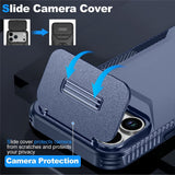 iPhone 18 Pro Max / 17 Pro Max EIDERWOOD Hybrid Plast Skal m. Cam Slider - Blå