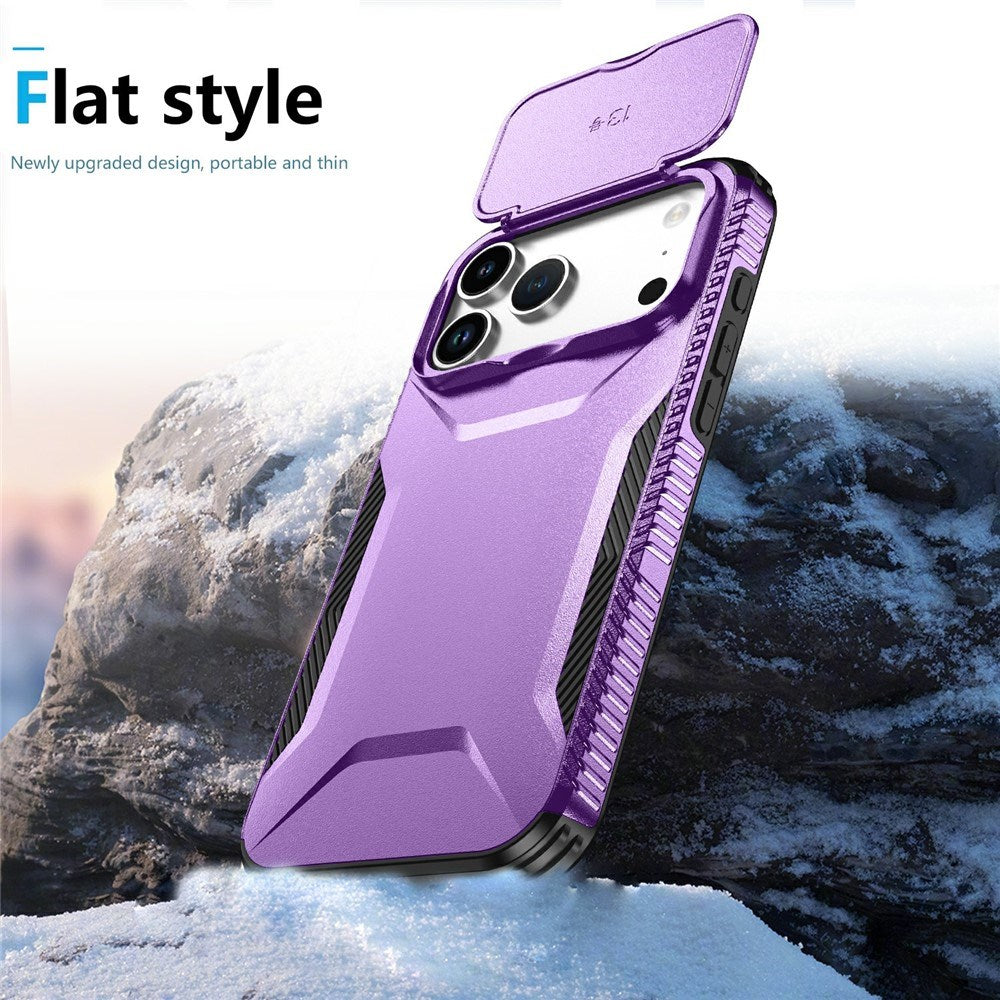 iPhone 18 Pro Max / 17 Pro Max EIDERWOOD Hybrid Plast Skal m. Cam Slider - Lila
