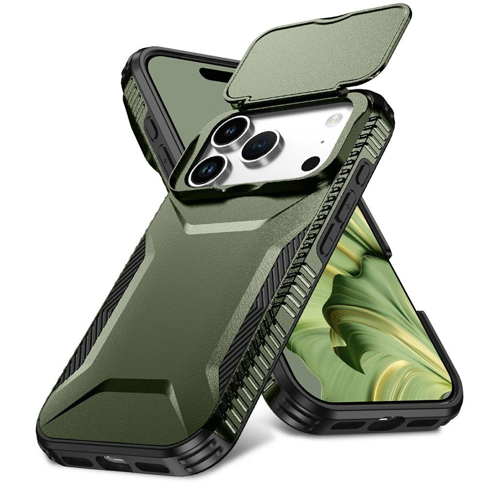 iPhone 18 Pro / 17 Pro EIDERWOOD Hybrid Plast Skal m. Cam Slider - Grön
