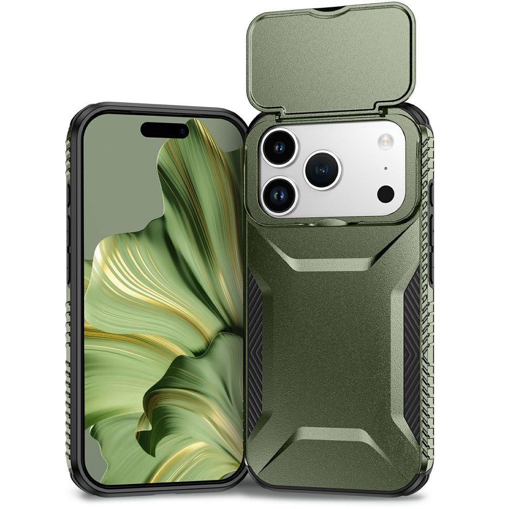 iPhone 18 Pro / 17 Pro EIDERWOOD Hybrid Plast Skal m. Cam Slider - Grön