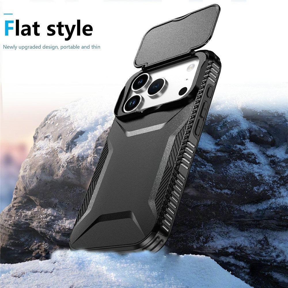 iPhone 18 Pro / 17 Pro EIDERWOOD Hybrid Plast Skal m. Cam Slider - Svart
