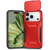 iPhone 18 Pro / 17 Pro EIDERWOOD Hybrid Plast Skal m. Cam Slider - Röd