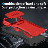 iPhone 18 Pro / 17 Pro EIDERWOOD Hybrid Plast Skal m. Cam Slider - Röd