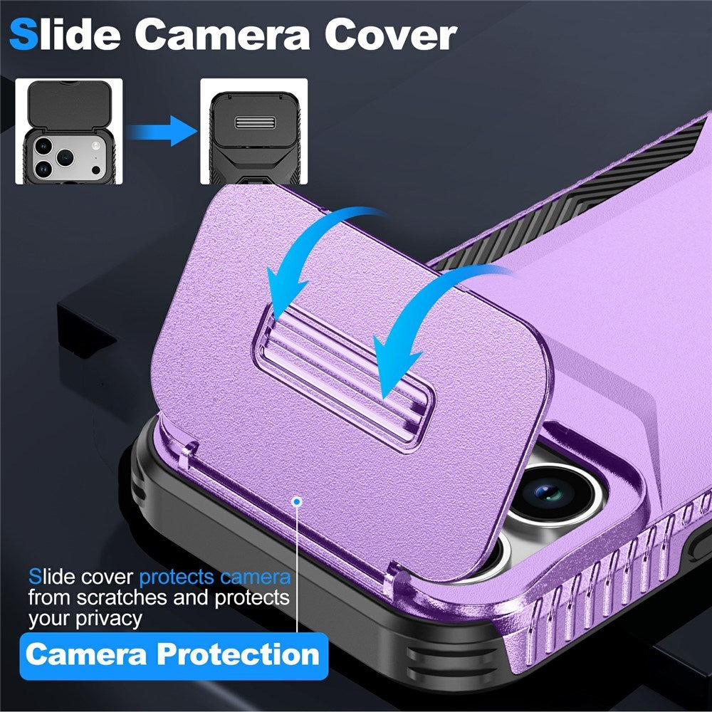 iPhone 18 Pro / 17 Pro EIDERWOOD Hybrid Plast Skal m. Cam Slider - Lila
