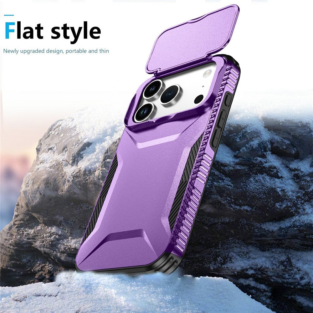iPhone 18 Pro / 17 Pro EIDERWOOD Hybrid Plast Skal m. Cam Slider - Lila