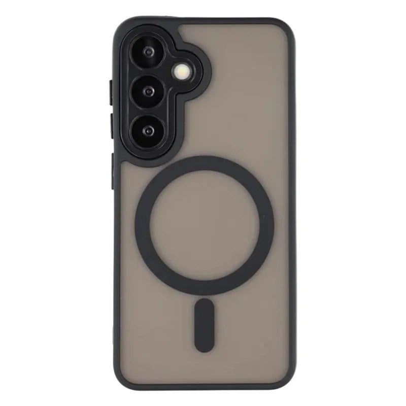 Samsung Galaxy S25 FE Hybrid Plast Skal - MagSafe Kompatibel - Svart