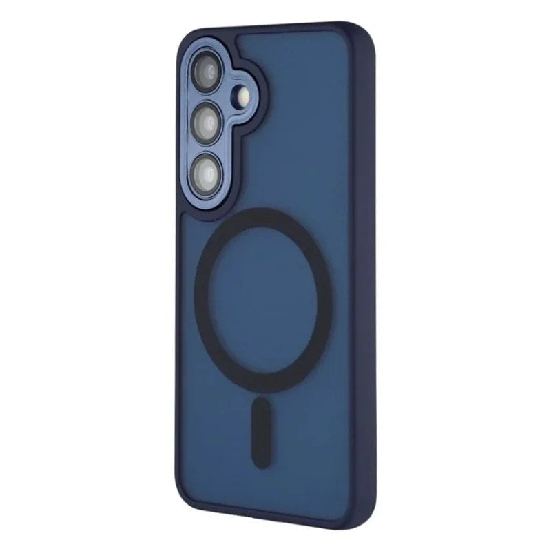 Samsung Galaxy S25 FE Hybrid Plast Skal - MagSafe Kompatibel - Blå