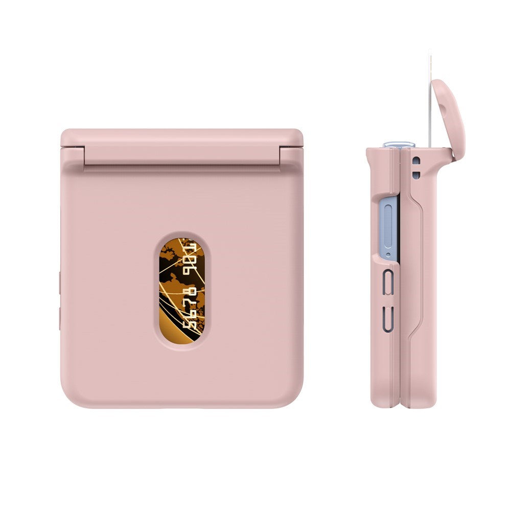 EIDERWOOD Samsung Galaxy Z Flip7 Hårt Plast Skal m. Korthållare - Rosa