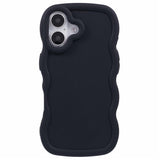 EIDERWOOD iPhone 17 Flexibelt Plast Wavy Skal - Svart