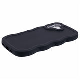 EIDERWOOD iPhone 17 Flexibelt Plast Wavy Skal - Svart