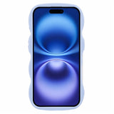 EIDERWOOD iPhone 17 Flexibelt Plast Wavy Skal - Lila