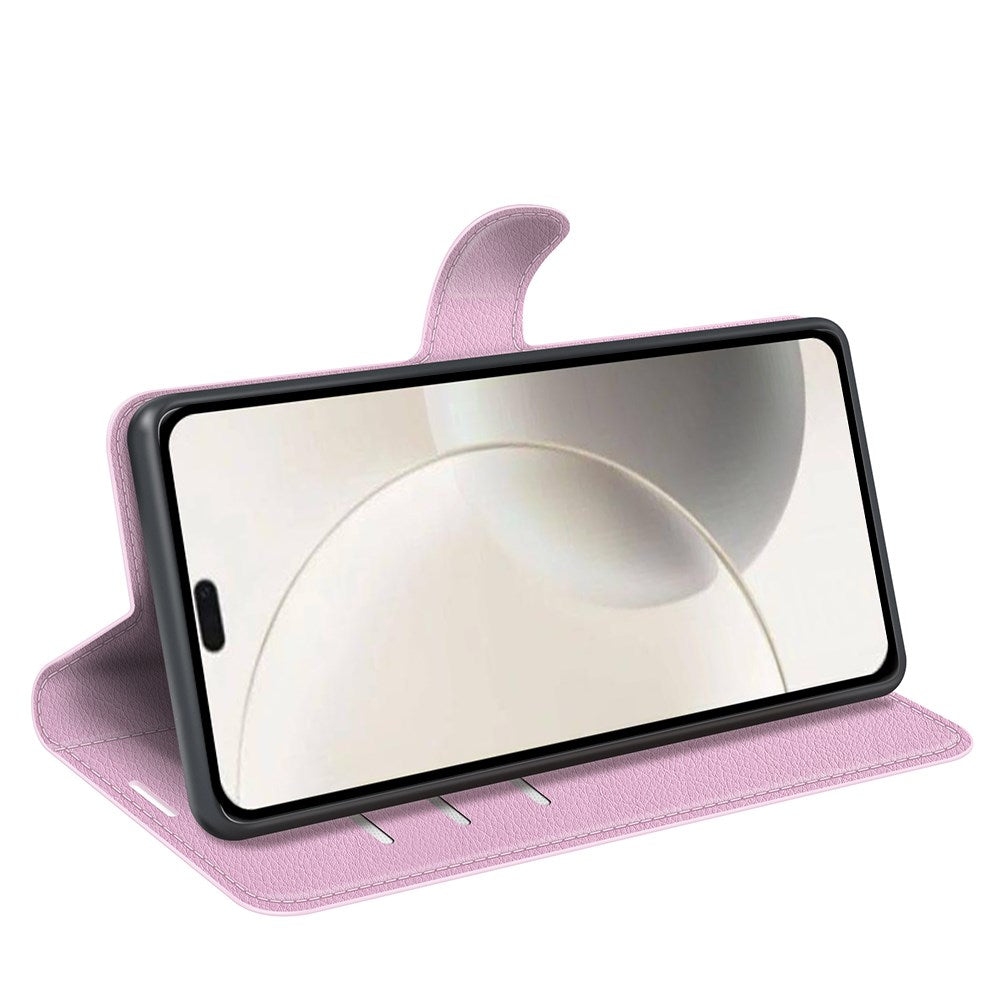 EIDERWOOD Honor 400 Smart Konstläder Flip Fodral m. Korthållare & Ställfunktion - Rosa