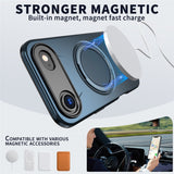 EIDERWOOD iPhone Air Skal med Roterande Kickstand - MagSafe Kompatibel - Blå