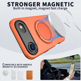 EIDERWOOD iPhone Air Skal med Roterande Kickstand - MagSafe Kompatibel - Orange