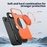 EIDERWOOD iPhone Air Skal med Roterande Kickstand - MagSafe Kompatibel - Orange