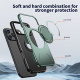 EIDERWOOD iPhone 17 Pro Skal med Roterande Kickstand - MagSafe Kompatibel - Grön