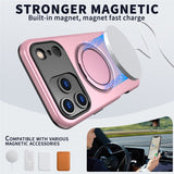 EIDERWOOD iPhone 17 Pro Max Skal med Roterande Kickstand - MagSafe Kompatibel - Rosa