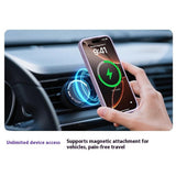 iPhone 17 2-i-1 Silikon- och Hård Plast Skal - MagSafe-kompatibelt - Mörkgrå