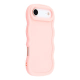 EIDERWOOD iPhone Air Flexibelt Plast Wavy Skal - Rosa