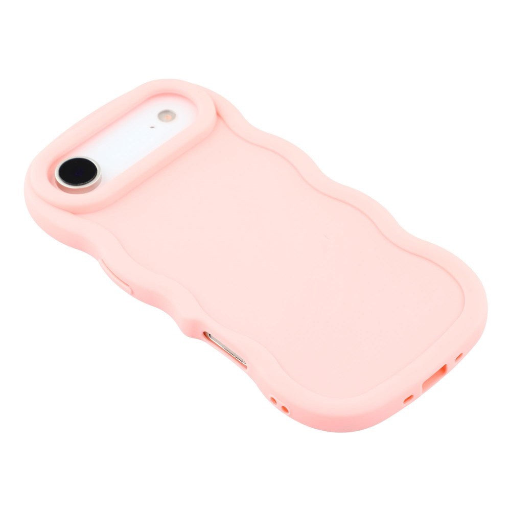 EIDERWOOD iPhone Air Flexibelt Plast Wavy Skal - Rosa