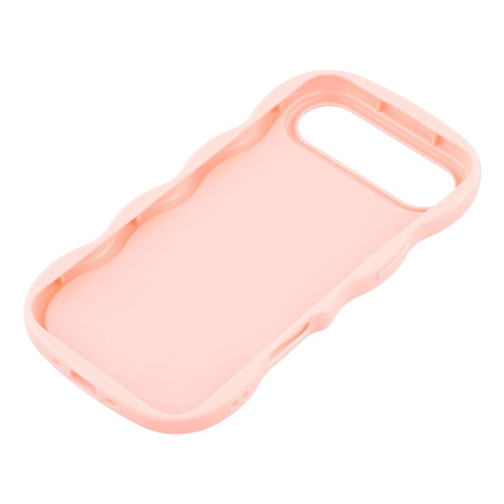 EIDERWOOD iPhone Air Flexibelt Plast Wavy Skal - Rosa