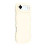 EIDERWOOD iPhone Air Flexibelt Plast Wavy Skal - Vit
