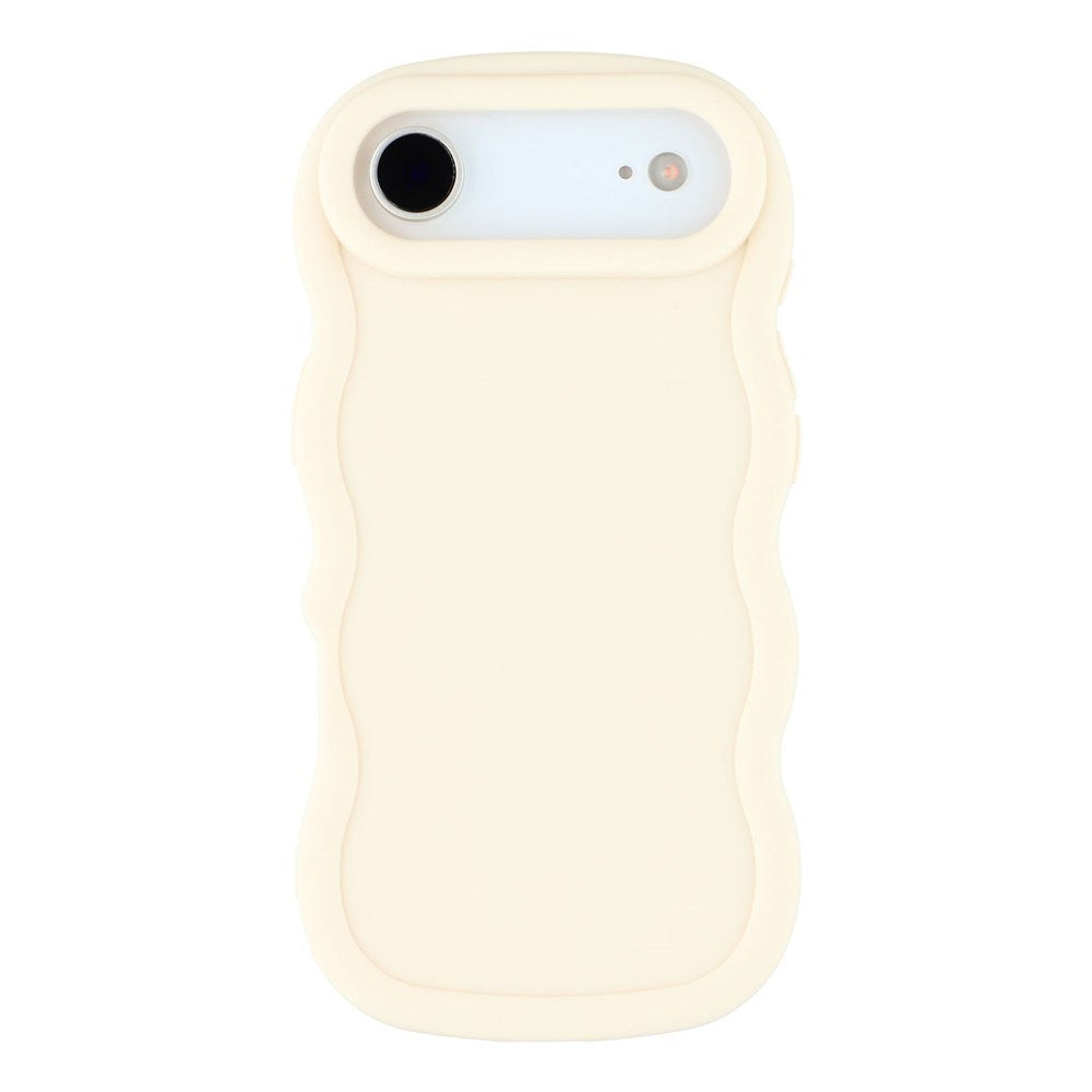 EIDERWOOD iPhone Air Flexibelt Plast Wavy Skal - Vit
