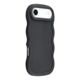 EIDERWOOD iPhone Air Flexibelt Plast Wavy Skal - Svart