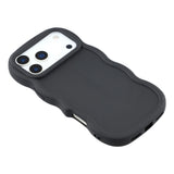 EIDERWOOD iPhone 17 Pro Flexibelt Plast Wavy Skal - Svart