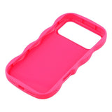 EIDERWOOD iPhone 17 Pro Flexibelt Plast Wavy Skal - Pink