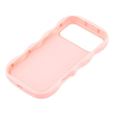 EIDERWOOD iPhone 17 Pro Flexibelt Plast Wavy Skal - Rosa
