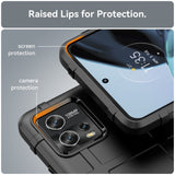 Motorola Moto G72 Rugged Shield Series Tåligt Skal - Svart