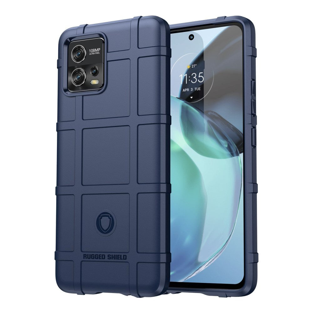 Motorola Moto G72 Rugged Shield Series Tåligt Skal - Blå