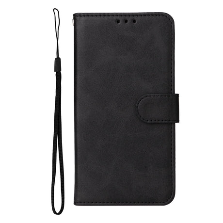 Xiaomi Redmi 15 (4G) EIDERWOOD Konstläder Fodral med Korthållare & Rem - Svart