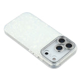 EIDERWOOD iPhone 17 Pro Max Hybrid Plast Skal m. Inbyggt Kameralinsskydd - Pärlemormönster / Vit