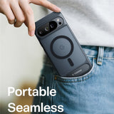 Google Pixel 10 Pro XL TORRAS Ostand L1 Hybrid Skal m. Kickstand – MagSafe Kompatibel – Svart