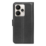 Realme 15 EIDERWOOD Konstläder Fodral med Korthållare & Ställfunktion - Svart