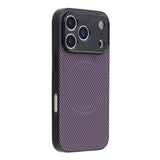 iPhone 18 Pro Max / 17 Pro Max EIDERWOOD Hybrid Carbon Skal - MagSafe Kompatibel - Lila
